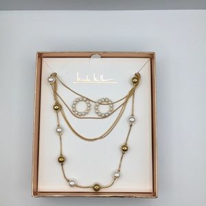 Nicole Miller Earring and Necklace Set